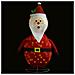 Figura Decorativa Babbo Natale con LED Tessuto Lusso 90 cm - Foto miniatura 2