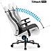 Sedia Gaming X-gamer 2.0 in Tessuto Colore Bianco - Foto miniatura 4