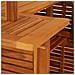 Set da Bar per Giardino 3 pz in Legno Massello di Acacia - Foto miniatura 8