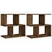 Comodini Rovere Marrone 2 Pz 50x30x51,5 Cm In Legno Multistrato - Foto miniatura 1
