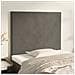 Testiera 2 Pz Grigio Scuro 80x5x78/88 Cm In Velluto - Foto miniatura 1