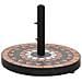 Base per Ombrellone Terracotta e Bianco Rotonda 12 kg - Foto miniatura 1