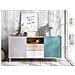 Credenza Con 2 Ante E 2 Cassetti Multicolore - Bica - Foto miniatura 2