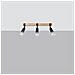 Lampada Da Soffitto Zuca 3 Nero Sl. 1297 - Moderno Lampade Da Soffitto Legno Nero 14x53x15 Cm - Foto miniatura 2