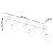 Lampada Da Soffitto Zuca 3 Nero Sl. 1297 - Moderno Lampade Da Soffitto Legno Nero 14x53x15 Cm - Foto miniatura 5