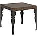 Tavolo Allungabile 90x90/246 Cm Paxon Telaio Antracite - Noce - Foto miniatura 5