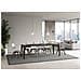 Tavolo Allungabile 90x90/246 Cm Paxon Telaio Antracite - Noce - Foto miniatura 3