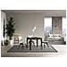 Tavolo Allungabile 90x90/246 Cm Paxon Telaio Antracite - Noce - Foto miniatura 4