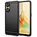Custodia B-case Tpu Silicone Cover Case Per Oppo Reno 8t 4g Cph2481 Carbon Metal Black - Foto miniatura 1