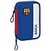 Astuccio Doppio F.c. Barcelona Azzurro Rosso Granato 12.5 X 19.5 X 4 Cm (28 Pezzi) - Foto miniatura 1
