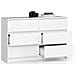 Cassettiera K120, 6 cassetti, 120x40x77 cm, Colore Bianco - Foto miniatura 2