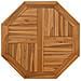 Piano Per Tavolo 70x70x2,5 Cm Ottagonale Legno Massello Di Teak - Foto miniatura 2