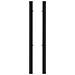 Set 2 Pali In Ferro Dario 8x8cm H. 170cm Nero Opaco - Foto miniatura 4