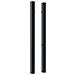 Set 2 Pali In Ferro Dario 8x8cm H. 170cm Nero Opaco - Foto miniatura 7