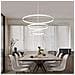 Lampadario A Sospensione 51 Watt Led 3 Tonalita Luce Bianca Calda Naturale - Foto miniatura 4