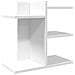 Organizer Da Scrivania Bianco 42x21,5x42 Cm Legno Multistrato - Foto miniatura 2