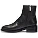 Regan Flat Bootie Stivaletti Pelle Di Mucca Scarpe Donna Nero Eu 36, 40f3rgme5l-001 - Foto miniatura 3