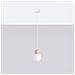 Lampada A Sospensione Pekka 1 Bianco /legno Naturale Sl. 1390 - Scandinavo Lampade A Sospensione Bianco /legno Naturale 124x11x11 Cm - Foto miniatura 2