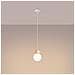 Lampada A Sospensione Pekka 1 Bianco /legno Naturale Sl. 1390 - Scandinavo Lampade A Sospensione Bianco /legno Naturale 124x11x11 Cm - Foto miniatura 3