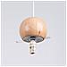 Lampada A Sospensione Pekka 1 Bianco /legno Naturale Sl. 1390 - Scandinavo Lampade A Sospensione Bianco /legno Naturale 124x11x11 Cm - Foto miniatura 5