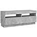 Mobile Porta TV con Luci LED Grigio Cemento 100x35x40 cm - Foto miniatura 5