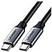 50751 cavo USB Thunderbolt 3 1,5 m USB C Nero, Argento - Foto miniatura 1