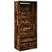 Armadio Rovere Fumo 80x50x200 cm in Legno Multistrato - Foto miniatura 1