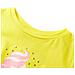 Maglietta da Bambina Gialla 140 - Foto miniatura 3