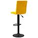 Sgabelli Da Bar 2 Pz Giallo Senape In Velluto - Foto miniatura 5