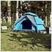Tenda a Cupola da Campeggio 5 Persone Blu a Rilascio Rapido - Foto miniatura 3