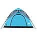 Tenda a Cupola da Campeggio 5 Persone Blu a Rilascio Rapido - Foto miniatura 6