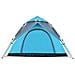 Tenda a Cupola da Campeggio 5 Persone Blu a Rilascio Rapido - Foto miniatura 7