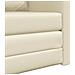 Divano Letto 2-in-1 Panna 74x77x81 cm in Pelle Sintetica - Foto miniatura 9