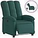 Poltrona Elettrica Reclinabile Verde Scuro in Tessuto - Foto miniatura 1