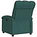 Poltrona Elettrica Reclinabile Verde Scuro in Tessuto - Foto miniatura 5