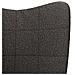 Sedia Relaxante  Grigio Scuro in Tessuto Simil Lana Riccia - Foto miniatura 7
