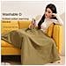 Coperta Scialle Riscaldata - Comfort Alimentato Tramite Usb Green - Foto miniatura 4