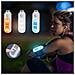 Allarme Da Braccio Portatile: Allarme Di Sicurezza Personale Da 130 Db Con Luce Stroboscopica A Led Ricaricabile Tramite Usb White - Foto miniatura 4