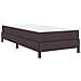 Letto a molle con materasso Marrone scuro 90 x 190 cm Tessuto - Foto miniatura 9