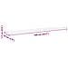 Scaffale 4 pcs Marrone 100 x 10 x 1.5 cm Legno multistrato - Foto miniatura 9