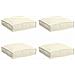 Cuscino per seduta pallet 4 pcs Crema 40 x 40 x 8 cm - Foto miniatura 1