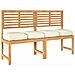 Cuscino per seduta pallet 4 pcs Crema 40 x 40 x 8 cm - Foto miniatura 3
