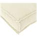 Cuscino per seduta pallet 4 pcs Crema 40 x 40 x 8 cm - Foto miniatura 9