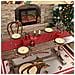 Elegante Runner Da Tavola Con Albero Di Natale E Accenti In Lamina D'oro Per Decorazioni Festive Red L - Foto miniatura 4