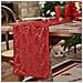Elegante Runner Da Tavola Con Albero Di Natale E Accenti In Lamina D'oro Per Decorazioni Festive Red L - Foto miniatura 1