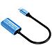Adattatore Convertitore Type C/m A Pd + Type C/f (video) - Alluminio Blu - Foto miniatura 1