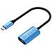 Adattatore Convertitore Type C/m A Pd + Type C/f (video) - Alluminio Blu - Foto miniatura 3