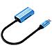 Adattatore Convertitore Type C/m A Pd + Type C/f (video) - Alluminio Blu - Foto miniatura 4