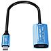 Adattatore Convertitore Type C/m A Pd + Type C/f (video) - Alluminio Blu - Foto miniatura 5