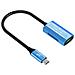 Adattatore Convertitore Type C/m A Pd + Type C/f (video) - Alluminio Blu - Foto miniatura 6